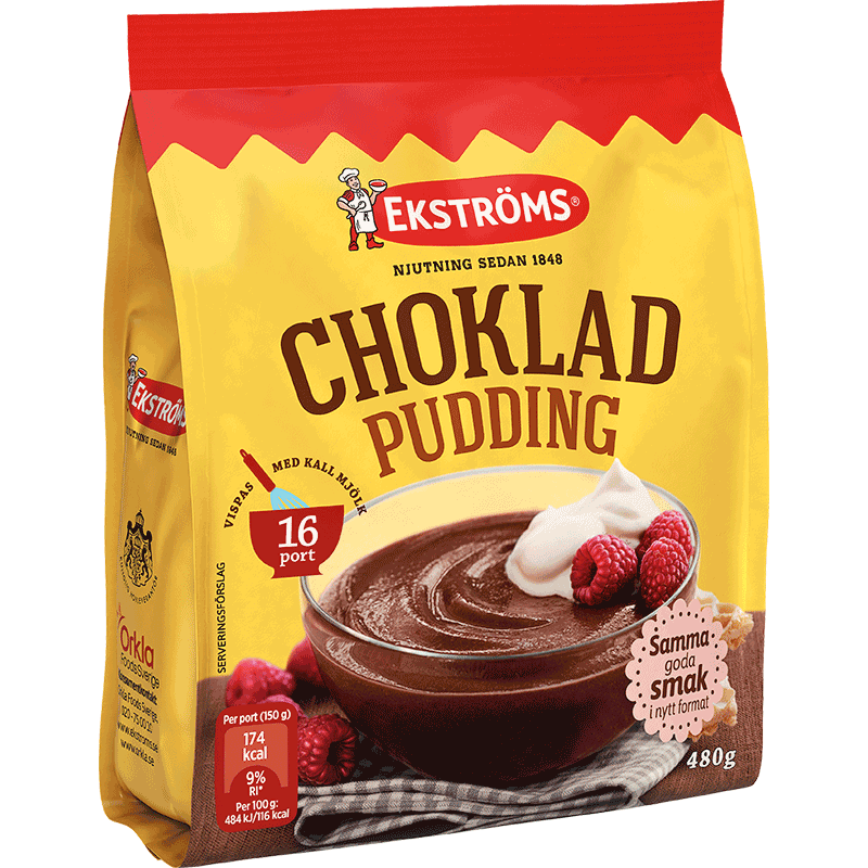 Chokladpudding 16 port