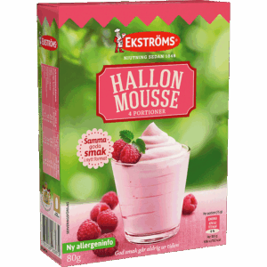Hallonmousse