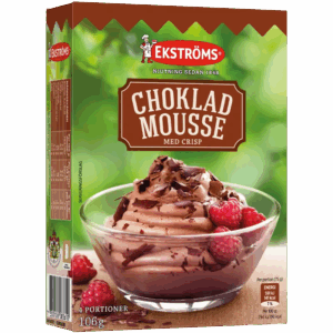 Chokladmousse med Crisp